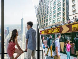 Combo (Save 10%): Big Bus Chicago 24/48-Hour Hop-On-Hop-Off Tour + 360 Chicago Observation Deck Skip-the-Line Tickets